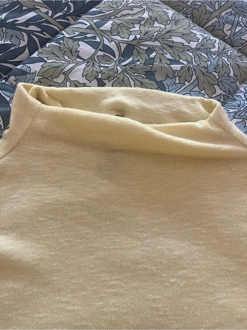 Anthropologie mock neck sleeveless sweater